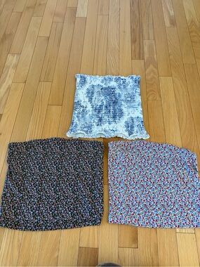 Floral Women’s Tube Tops- Set of 3